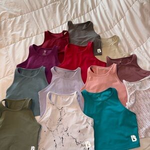 Buff Bunny Sleeveless Crop Tops